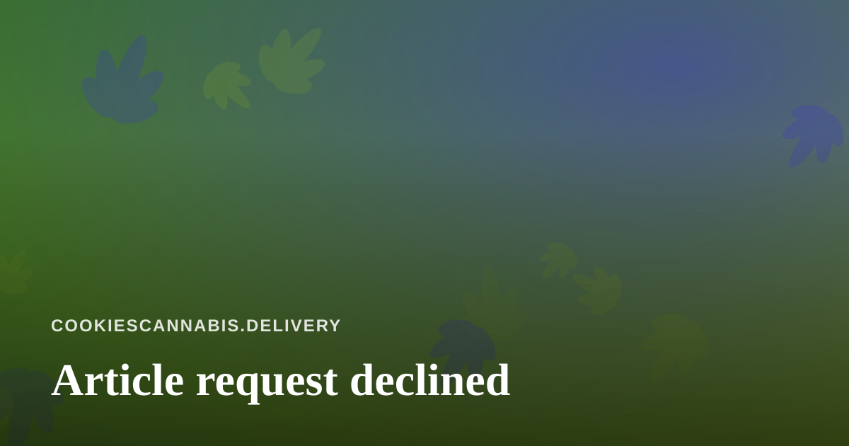 Article request declined