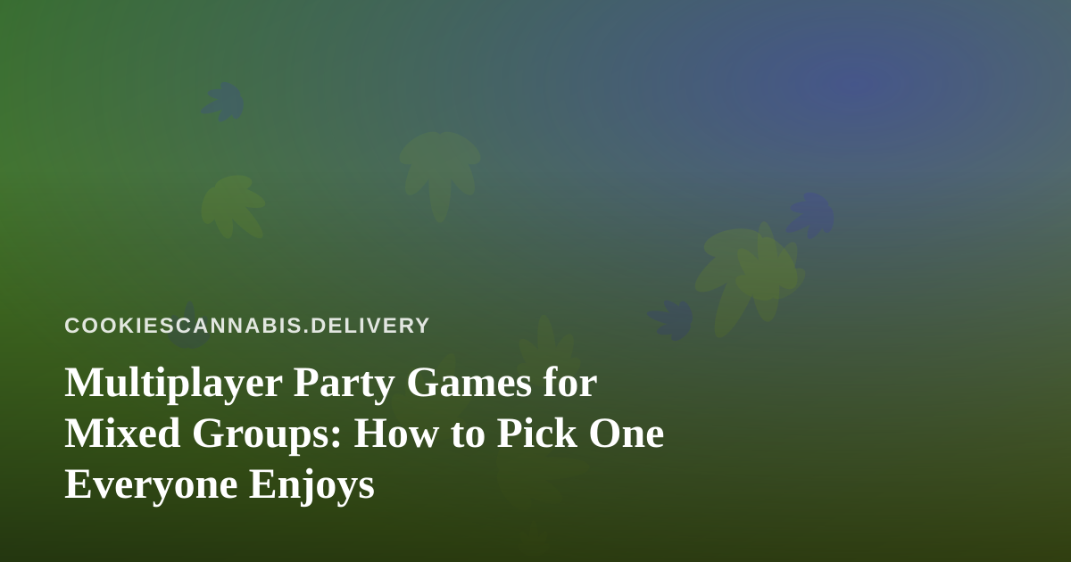 Multiplayer Party Games for Mixed Groups: How to Pick One Everyone Enjoys